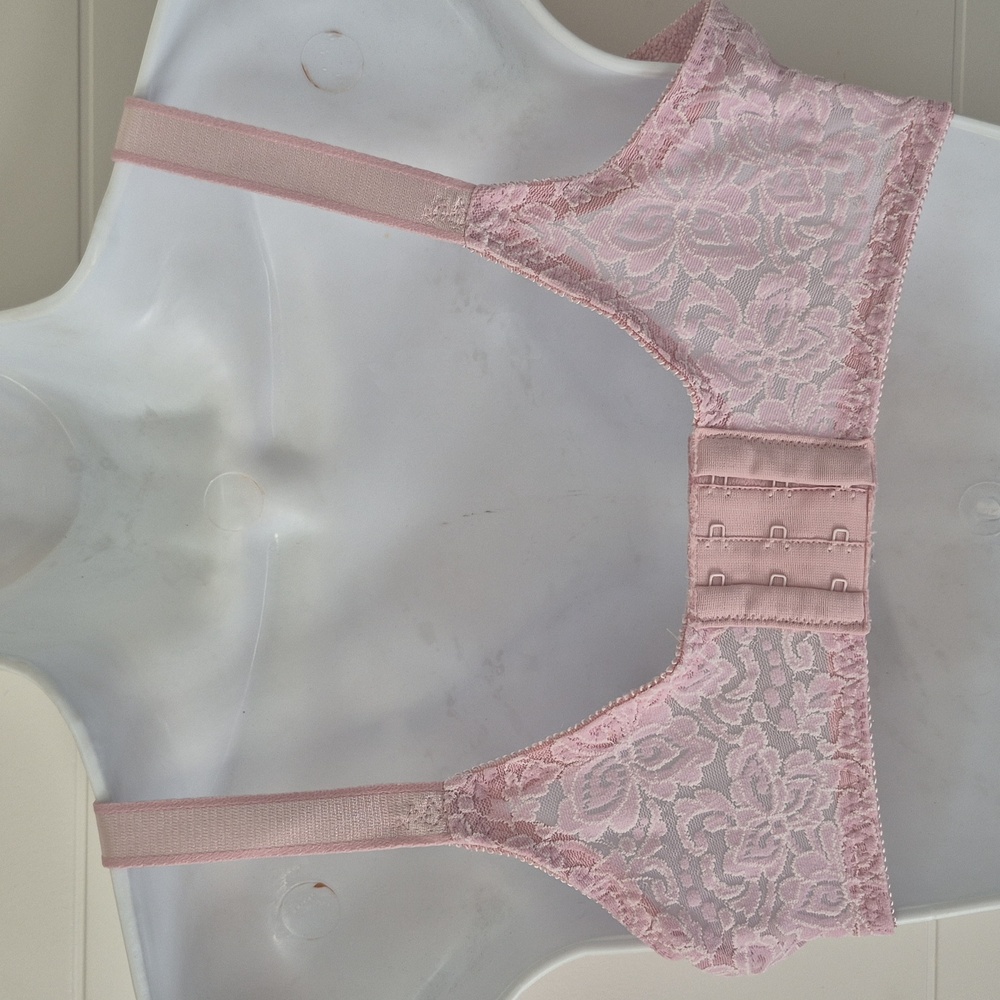 Vintage Bali 3432 Lace Bra Lingerie 36D Pinup - Picture 5 of 9